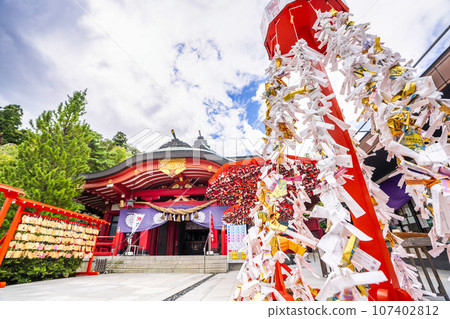 Autumn Miyagi Prefecture Gokoku Shrine and Omikuji, Sendai City, Miyagi Prefecture Autumn Miyagi Prefecture Gokoku Shrine and Omikuji, Sendai City, Miyagi Prefecture 107402812