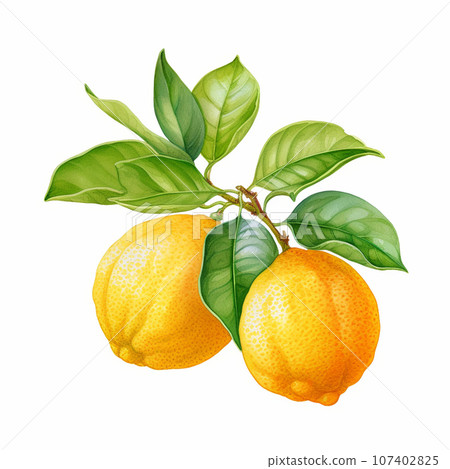 Yuzu Botanical Art Yuzu Yuzu Botanical Art Yuzu 107402825