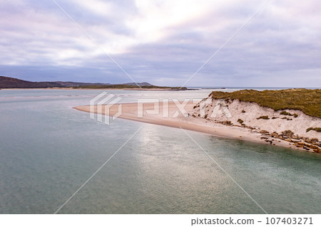 Dooey beach by Lettermacaward in County Donegal - Ireland Dooey beach by Lettermacaward in County Donegal - Ireland 107403271