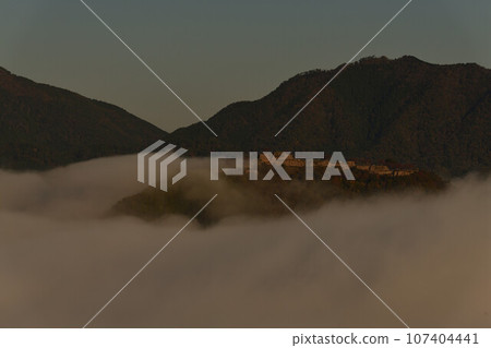 Takeda castle of the sea of clouds Takeda castle of the sea of clouds 107404441