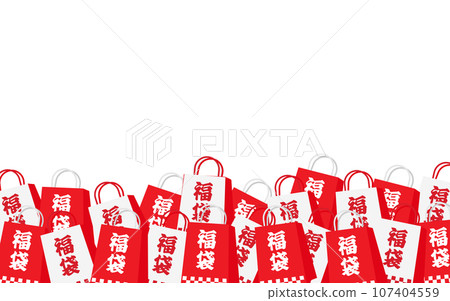 首次販售/福袋背景 03 大量紅白福袋 首次販售/福袋背景 03 大量紅白福袋 107404559