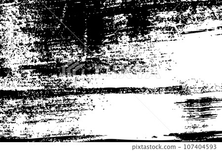 Vintage paper frame with rough, worn edges. overlay for photos or posters grunge. Flat vector illustration isolated on white background. 107404593