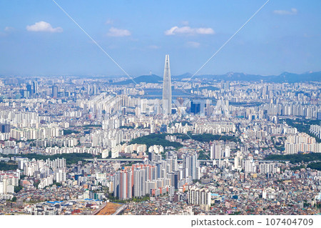 View of Seoul from Namhansanseong Fortress View of Seoul from Namhansanseong Fortress 107404709