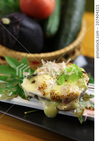 Kamo eggplant gratin Kamo eggplant gratin 107404815