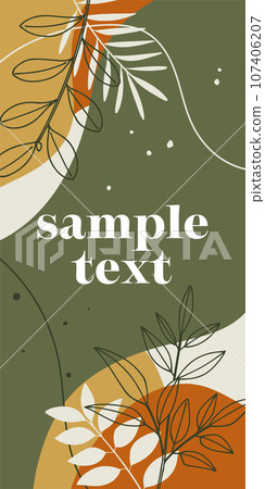 Background illustration_Botanical 107406207