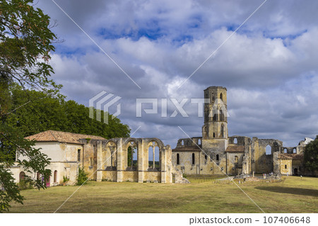 Grande-Sauve Abbey, UNESCO site, Benedictine monastery near La Sauve, Aquitaine, Gironde, France Grande-Sauve Abbey, UNESCO site, Benedictine monastery near La Sauve, Aquitaine, Gironde, France 107406648