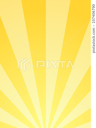 集中線背景黃色金橙色向量 107406790