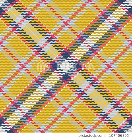 Seamless pattern of scottish tartan plaid. Repeatable background with check fabric texture. Vector backdrop striped textile print. Seamless pattern of scottish tartan plaid. Repeatable background with check fabric texture. Vector backdrop striped textile print. 107406895