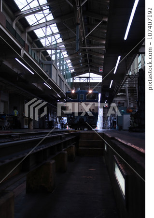 JR East_EF64-1001 parked on the pit line of Takasaki Transportation District_Photographed on September 17, 2023 JR East_EF64-1001 parked on the pit line of Takasaki Transportation District_Photographed on September 17, 2023 107407192