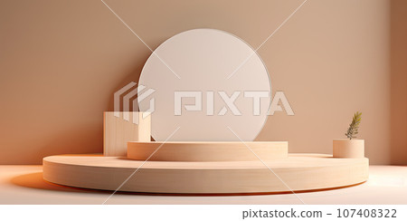 Composition for presentation of product. AI generative. Composition for presentation of product. AI generative. 107408322