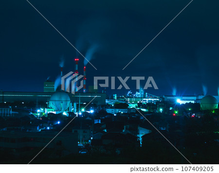 新潟市大山台公園的夜景 新潟市大山台公園的夜景 107409205