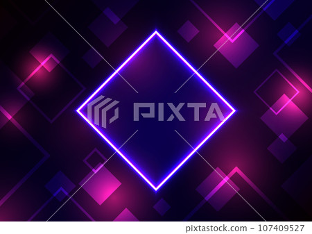 Futuristic blue neon purple square modern technology abstract background Futuristic blue neon purple square modern technology abstract background 107409527