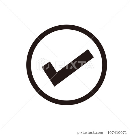 check mark check box - Stock Illustration [107410071] - PIXTA