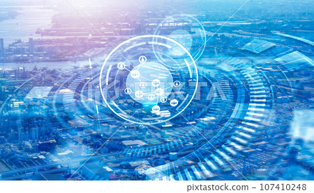 Virtual space of the future/city Virtual space of the future/city 107410248