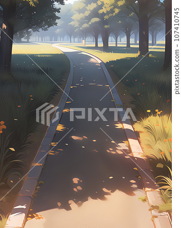 綠地中的步道 綠地中的步道 107410745