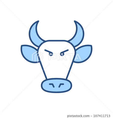 Bull Market related vector icon 107411713