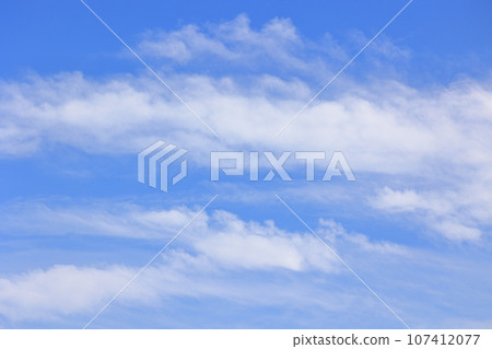 藍天和白色雲彩背景材料 107412077