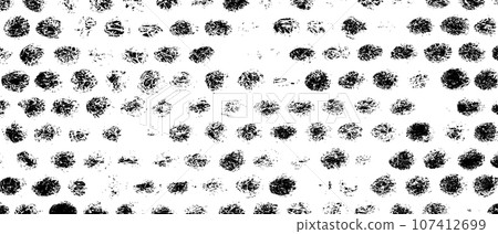 Seamless bubble wrap pattern with transparent air bubbles. the texture of plastic bubble wrap on a white background. Flat vector illustration isolated 107412699