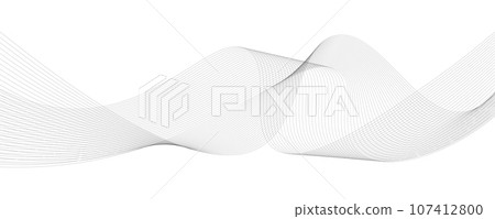 black and white wavy stripes background. Vector illustration black and white wavy stripes background. Vector illustration 107412800