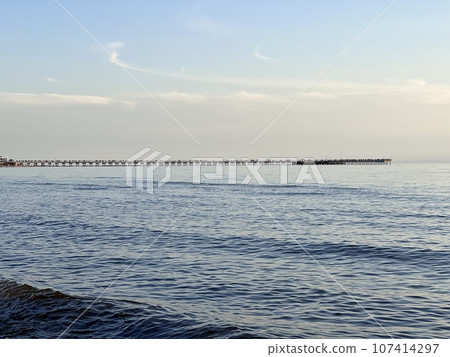 Huge fish farm near Palanga, Lithuania Huge fish farm near Palanga, Lithuania 107414297