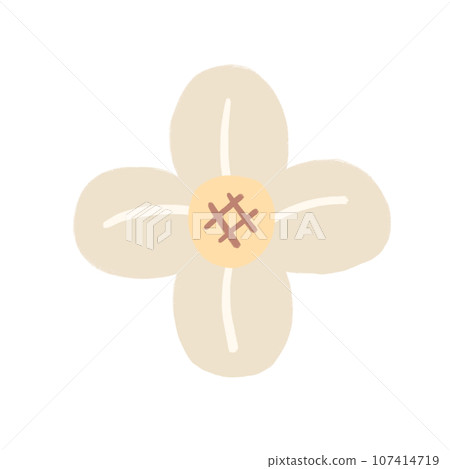 Cute Flower Cartoon illustration 107414719