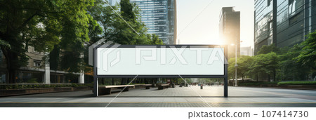 Empty billboard for advertising Empty billboard for advertising 107414730