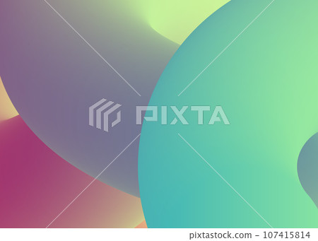 trendy gradient colors. smooth flowing colors background. Vector illustration 107415814