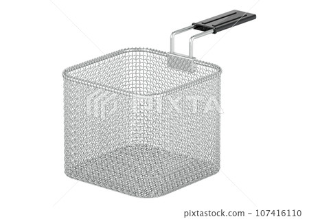 Deep Fryer Basket with non-slip Handle. 3D rendering 107416110