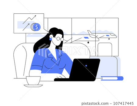 Day office service abstract concept vector illustration. Day office service abstract concept vector illustration. 107417445