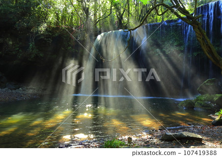 [熊本縣]鍋瀑布的夢幻水幕和燈光淋浴 107419388