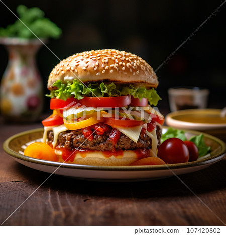 [AI圖像]大漢堡 107420802