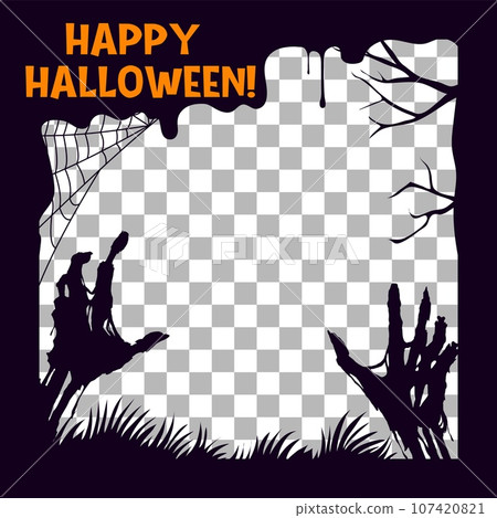 Vector Frame Horror Horror Frame Vector Png Free Vectors | Halloween Frame 3