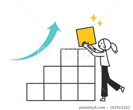 一個努力累積的女人 107422102