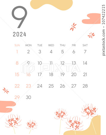 2024 年 9 月曆 107422215