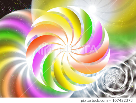 Colorful ripples 107422373