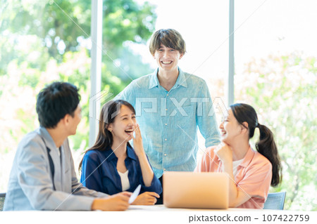 Casual business young business person 107422759