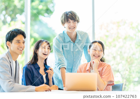 Casual business young business person Casual business young business person 107422763