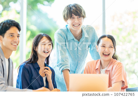 Casual business young business person Casual business young business person 107422765