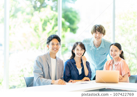 Casual business young business person 107422769