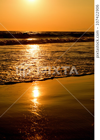 Evening view of Katase Enoshima Nishihama and Kugenuma Beach Evening view of Katase Enoshima Nishihama and Kugenuma Beach 107422906