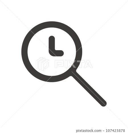簡單、扁平的歷史搜尋插圖，以易於理解的方式傳達傳單/廣告訊息。甚至應用程式圖標。 107423878