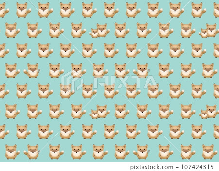 Fox seamless pattern A-6 Fox seamless pattern A-6 107424315