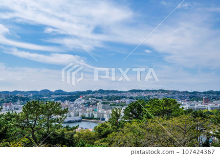 Hakkeijima from the observation deck of Nojima Park, Yokohama City, Kanagawa Prefecture Hakkeijima from the observation deck of Nojima Park, Yokohama City, Kanagawa Prefecture 107424367