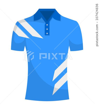 Sports polo, shirt for sportive activities vector 107424836