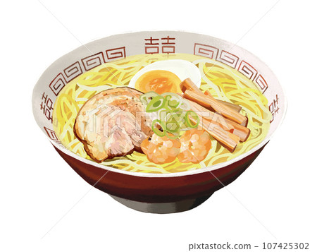 Salt ramen 107425302
