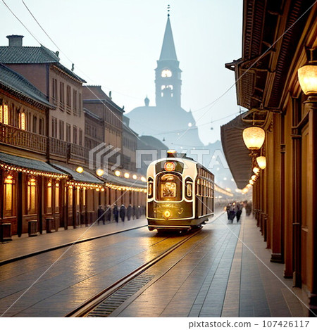 300 year old Tartarian tram 107426117