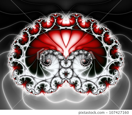 Computer generated abstract colorful fractal artwork 107427160