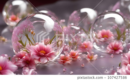 背景CG水球藝術【花】 107427586