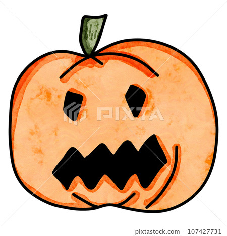 Halloween pumpkin drawing Halloween pumpkin drawing 107427731