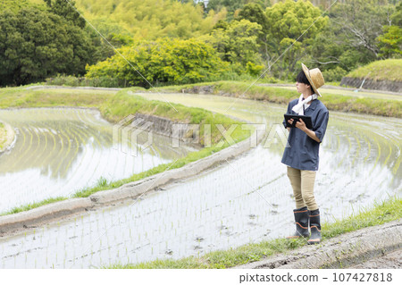 Agriculture young man 107427818